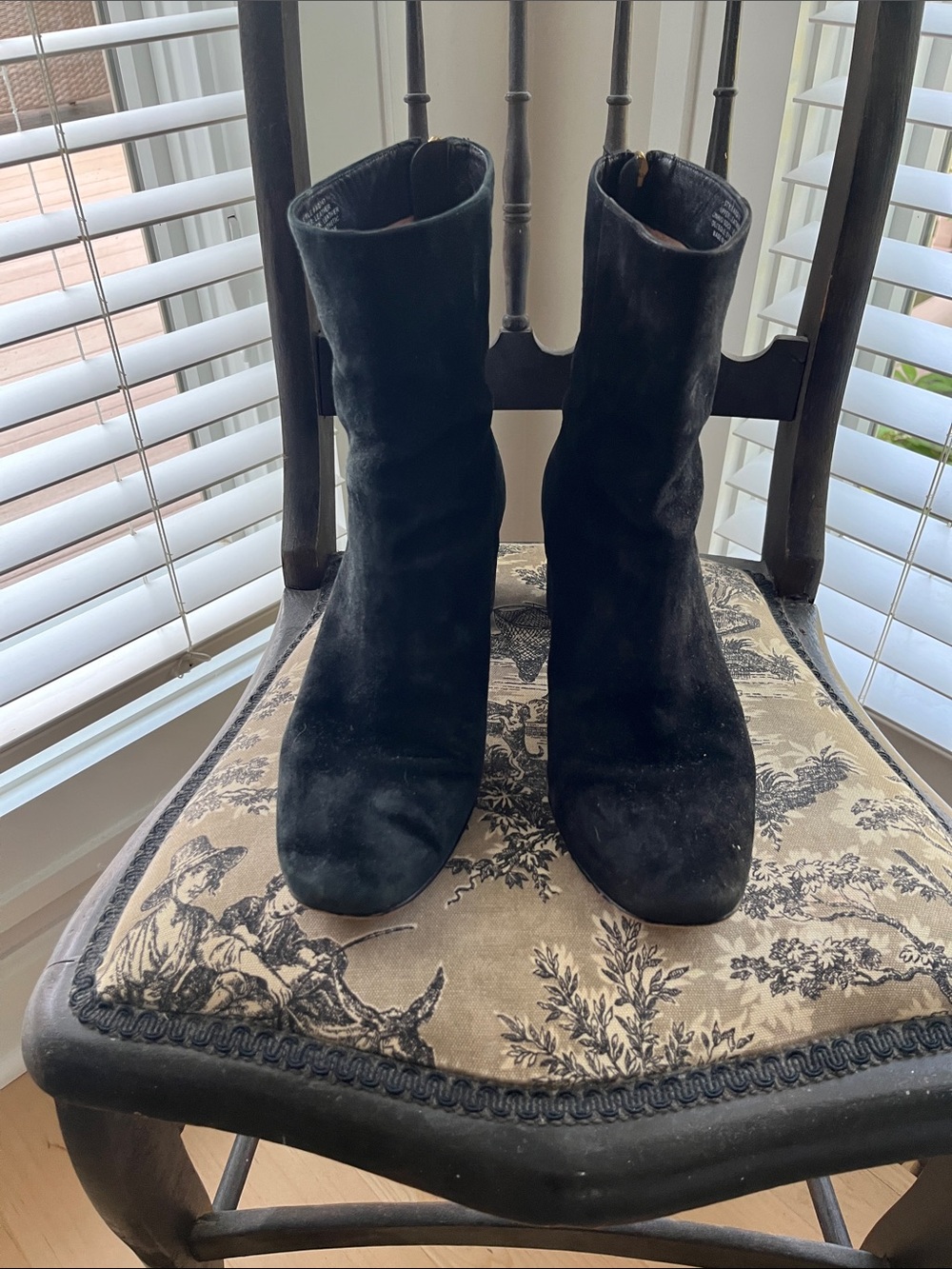 J. Crew Black Suede Ankle Booties Meghan Markel favorite